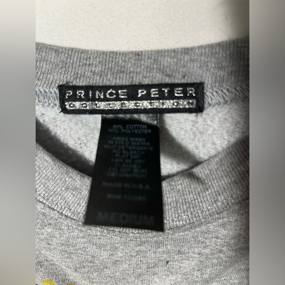 PRINCE PETER Tween Here For The Good Times Crewneck Long Sleeve Sweatshirt Grey - Picture 4 of 8